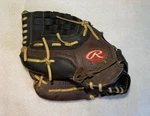 Rawlings Player Preferred P1100B 11" Brown Left Hand Leather Baseball Glove. Fixed Price $27.99.