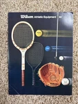 1982 Wilson Sporting Goods Catalog Booklet Gloves Mitts A2000 Baseball Bat A3000. Fixed Price $90.00.