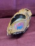 Vtg Kids Stats Pro 9 Inch Brown Leather Nylon Stitched Baseball Softball Glove. Fixed Price $9.49.