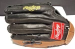 Rawlings Renegade Series Black Leather Left Hand 14" #RS1400 Baseball/softball. Fixed Price $14.90.