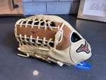 Mizuno Baseball Glove Leather Left Handed Throw, 12.5 Professional Model. Fixed Price $135.00.