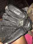 Left Hand Mizuno Black Leather 12.5 Fastpitch Glove Model Gpl 1250F1. Fixed Price $29.00.