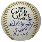 Dale Murphy Signed Rawlings Gold Glove Baseball W/ 5X Gg 82-86 Beckett Coa. Fixed Price $69.99.