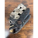 Wilson A2000 Superskin Baseball Glove Black Grey Dual Welting H-web Rht Mlb. Fixed Price $125.00.