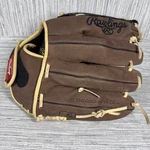 Rawlings Baseball Glove 12.5 Right Hand Thrower RGB36BC Brown Black Leather. Fixed Price $29.99.