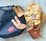 Rare Nokona Buffalo Series Glove AMG175BF 12" W/ Bag, Wrist Guard & Finger. Fixed Price $400.00.
