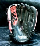 Rawlings Players Series PL1109P 11" Basket-web Blk/coral Pink Baseball Glove Mit. Fixed Price $8.49.