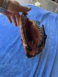 Wilson A1891 PRO24 Padded Aztec Leather Baseball Glove Natural 12 3/4". Fixed Price $60.00.