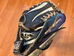 Louisville Slugger Zephyr Series Glove Black/silver/purple ZRBK6-1300 Rht. Fixed Price $14.88.