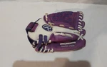 Rawlings FP115PURW-- 1/2 Inch Fast Pitch Softball Rht Basket Weave Purple. Fixed Price $14.95.
