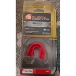 Shock Doctor Braces Strapless Youth Mouthguard Red Instant Fit Protection. Fixed Price $6.73.