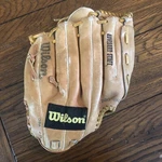 Wilson 12 Advisory Staff Series A2345 Brown Leather Baseball Glove. Fixed Price $14.25.