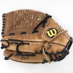 Wilson Baseball Glove A2057 Leather 13" Major League Brown Dial Custom Fit Lht. Fixed Price $24.00.