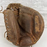 Wilson Professional Model Catchers Mitt Baseball Toe Twin Action. Fixed Price $35.00.
