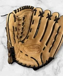Louisville Slugger DY1251 Dynasty Softball Baseball Glove 13.5" Rht Brown Euc. Fixed Price $19.99.