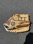 Wilson A500 12.5" Leather Baseball Softball Glove Tan Brown White A05RB17125MD. Fixed Price $29.99.