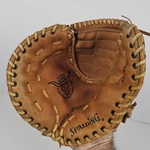 Vintage Spalding 42-4832 Form Pocket Deluxe Steerhide 1ST Base Mitt Lht Tan. Fixed Price $24.99.