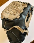 Adidas TS1200A 12" Baseball Softball Glove Black Beige Leather Right Hand Throw. Fixed Price $30.00.