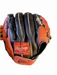 Rawlings Leather Fastpitch Softball Glove FP125 Right-handed, 11.75 Red/black. Fixed Price $26.00.