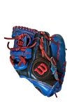 Wilson Blue Bandit Right Hand Throw A12RB171786 Glove Black Red Laces Rare. Fixed Price $99.99.