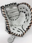 New Rawlings Heart The Hide 13-INCH Softball First Base Mitt Rht Gry/gld/blk. Fixed Price $299.95.