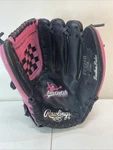 Rawlings Fast Pitch Softball FP22SB 12" Pink & Black Glove Mitt Right Hand Throw. Fixed Price $19.99.