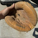 Louisville Slugger Rht Baseball Catchers Glove Mitt LPS203 Rare - Ln. Fixed Price $45.00.