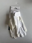 Nike Alpha Text Batting Gloves Adult Unisex White/white/white Medium (INV302). Fixed Price $19.54.