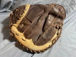 Mizuno GXC-93 Pro-scoop Professional Model 33.5" Leather Catchers Glove Mitt Rht. Fixed Price $29.99.