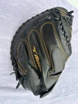 Mizuno GXS50PF2RG 34" Left Hand Baseball/softball Leather Glove Black/gold. Fixed Price $100.00.
