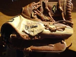 Classic Pro Mizuno Gcp 40F Baseball Glove Signed By Oliver And Don Gullett. Fixed Price $69.95.