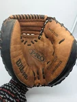 Wilson Catcher's Mitt A1861 PRO20 Leather Pro-toe Black/brown. Fixed Price $34.99.