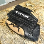 Easton Black Magic Leather Baseball Glove BX1250B 12.5" Rht. Fixed Price $45.00.