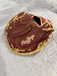 Rawlings Sandlot SFM33S 33IN Catcher Mitt Lht Leather Padded Laced Web. Fixed Price $80.00.