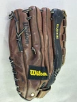 Wilson Elite Series A1640 Dual Hinge 13.25" Pattern Leather Pro Tech Palm Guard. Fixed Price $35.00.