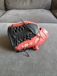 Rawlings Gamer Xle 11.25" G882-4 Lht Black Red Leather Glove New Condition!. Fixed Price $109.99.