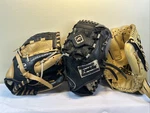 Lot Of 3 Baseball Gloves Rawlings Franklin Rt Hand Throw, Adidas Left 10.5. Fixed Price $41.00.