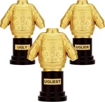 Pcs Ugly Xmas Sweater Trophy 3.93 Inches Resin Christmas Trophies A.... Fixed Price $35.16.
