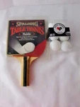 Spalding Table Tennis Paddle T-200 Laminated Hard Wood Grip And 6 Balls New. Fixed Price $20.96.