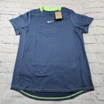 Mens Xlt Nike Court Dri-fit Tennis Shirt Tour Player Issue Exclusive DR6548 Blue. Fixed Price $46.95.