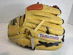 Valle Lit Jen Trainer 95 Baseball Glove J&m Brown Leather Training Mitt Lht. Fixed Price $127.00.