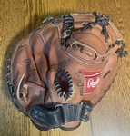 Rawlings Leather Dual Wing Rht Catchers Mitt Series Fastback Model Rpt-lt. Fixed Price $47.95.