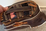 Marucci KR45A5 Brown White Leather Baseball Glove 12" Finger Right Laced Web. Fixed Price $65.00.