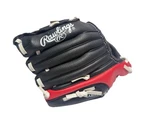 Rawlings PL85SB 8.5" Rh Red Kids Youth Baseball Mitt Left Hand. Fixed Price $15.00.