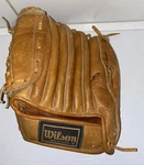 Vintage Wilson A2163 Jim Catfish Hunter Lht Baseball Glove Vtg Korea. Fixed Price $29.95.