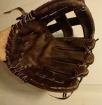 Wilson Left Glove Joe Carter Autograph Model Baseball Mitt Dark Brown A2725. Fixed Price $10.00.