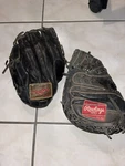 Vintage Rawlings Baseball Gloves The Gold. Fixed Price $200.00.