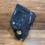 Wilson A300 A0300 TR12 Rh Thrower 12" Black Leather Baseball Glove Mitt Euc. Fixed Price $24.90.