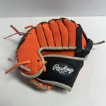 Rawlings PL10BO Righthanded Throw Glove Orange Black Youth Boy Girl. Fixed Price $14.99.