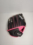 Rawlings 1/2" Youth Softball Black Pink PL105PW Glove Mit ESBH5. Fixed Price $10.00.
